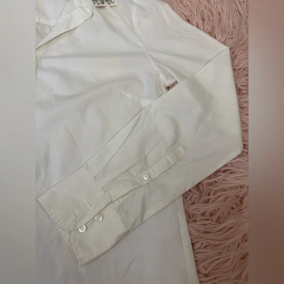 J. Crew Jewelled Collar Boy Blouse - Picture 2 of 12